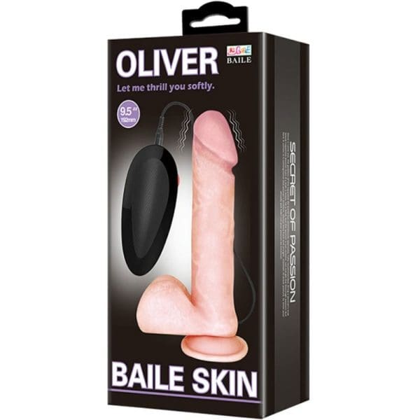 BAILE - OLIVER REALISTIC DILDO WITH VIBRATION 7